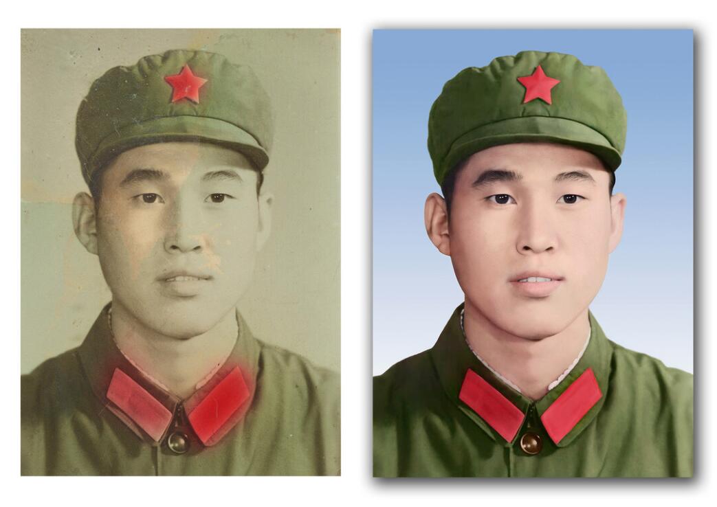 扬州破损照片修复-18
